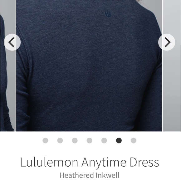 Lululemon Anytime Dress heathered inkwell - Picture 4 of 13
